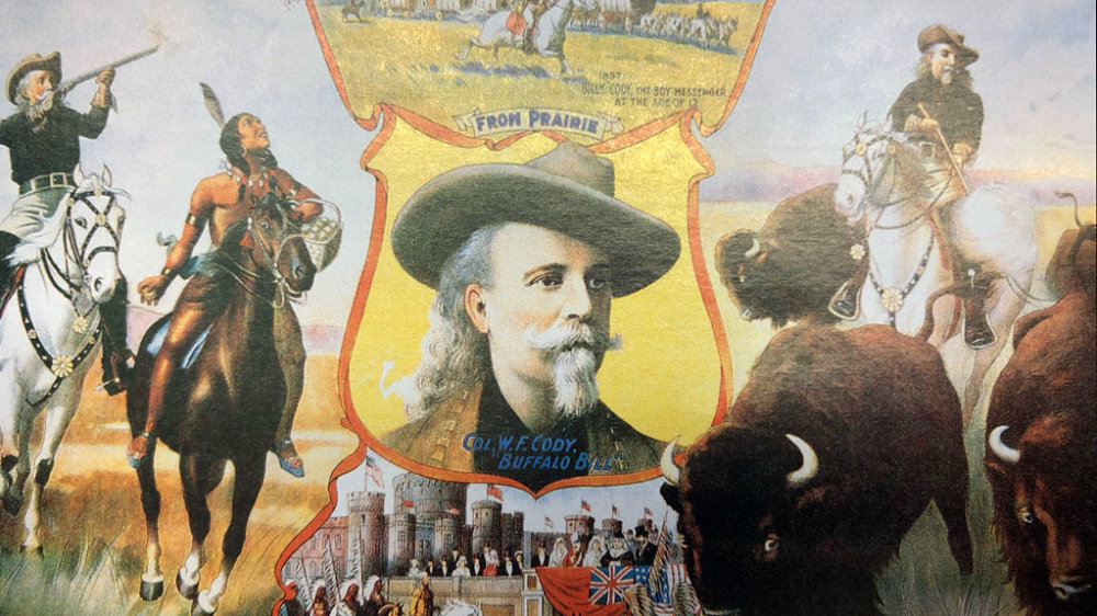 Plakat für eine Buffalo-Bill-Show 1910