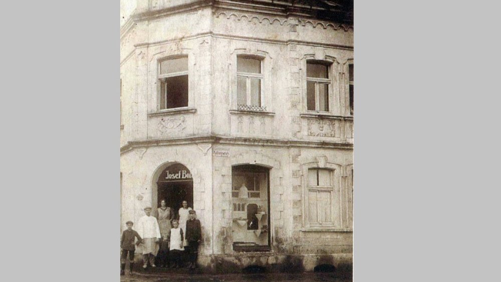 Bäckerei Bolz auf der Zange, Ecke Katharinenstraße/Hohenzollernstraße 1921