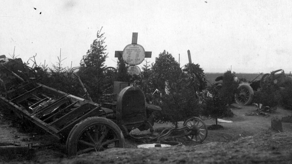 Schlachtfeld an der Front bei Le Pave nahe Verdun 1916