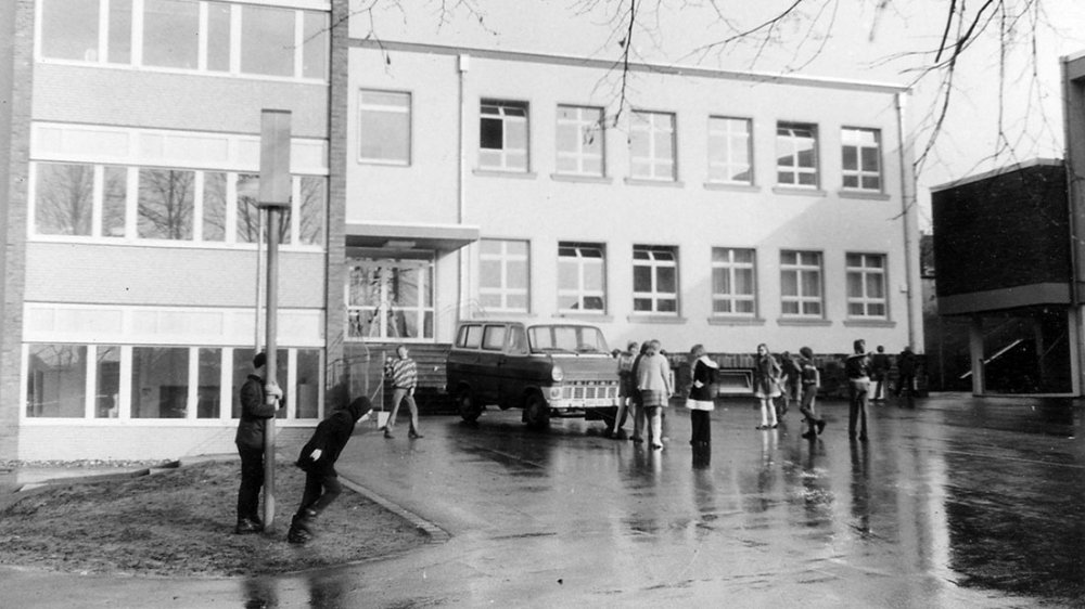 Pestalozzischule in den 1970-er-Jahren, Humperdinckstraße