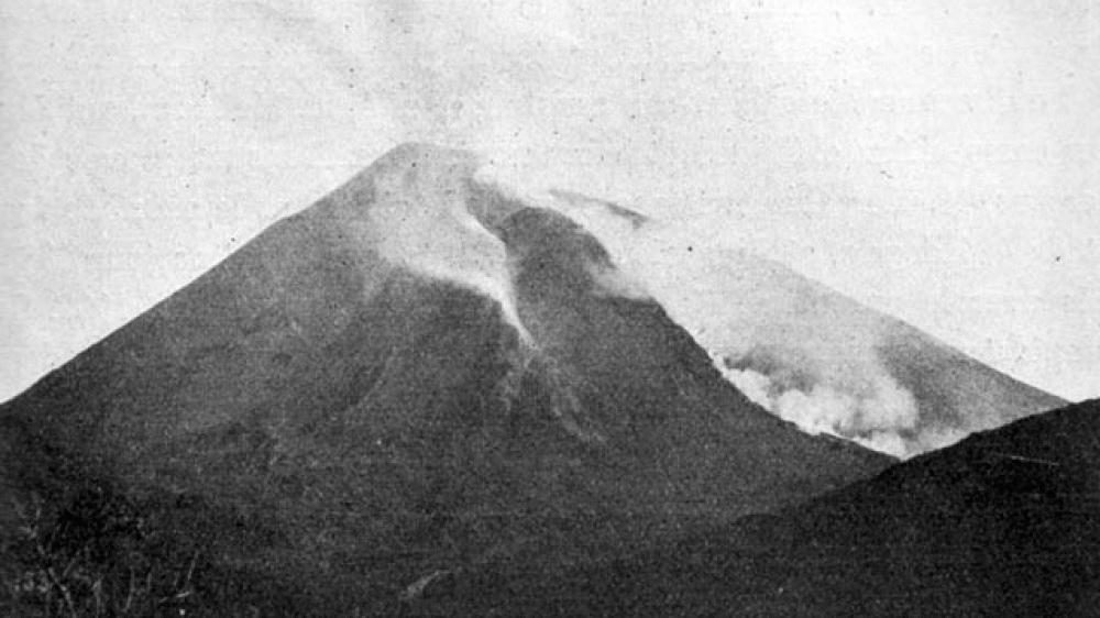Der Vesuv vor dem Ausbruch 1906