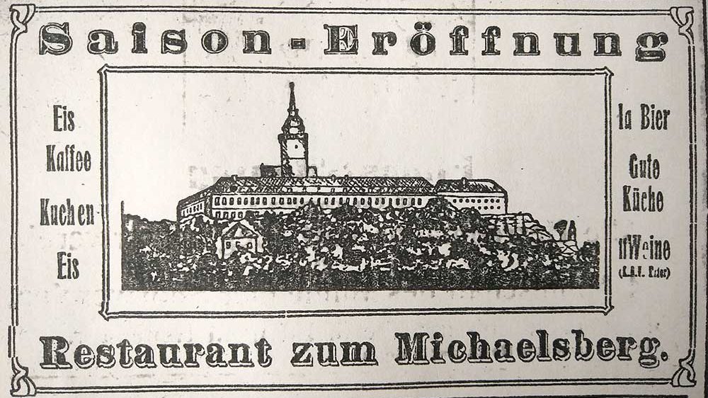 Michaelsberg-Anzeige 1921