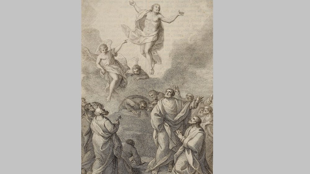 Christi Himmelfahrt - Darstellung des italienischen Malers und Kupferstechers Francesco Bartolozzi (1728-1813)