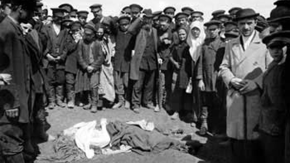 Opfer der Massenpanik bei den Krönungsfeierlichkeiten von Zar Nikolaus II. 1896