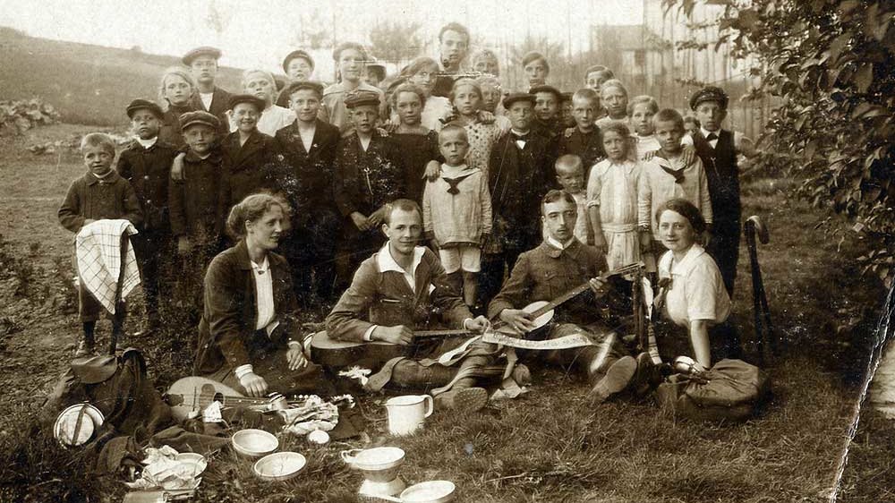Siegburger Outdoor-Fans um 1910