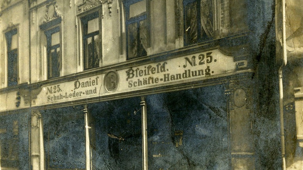 Bleifeld Holzgasse um 1900