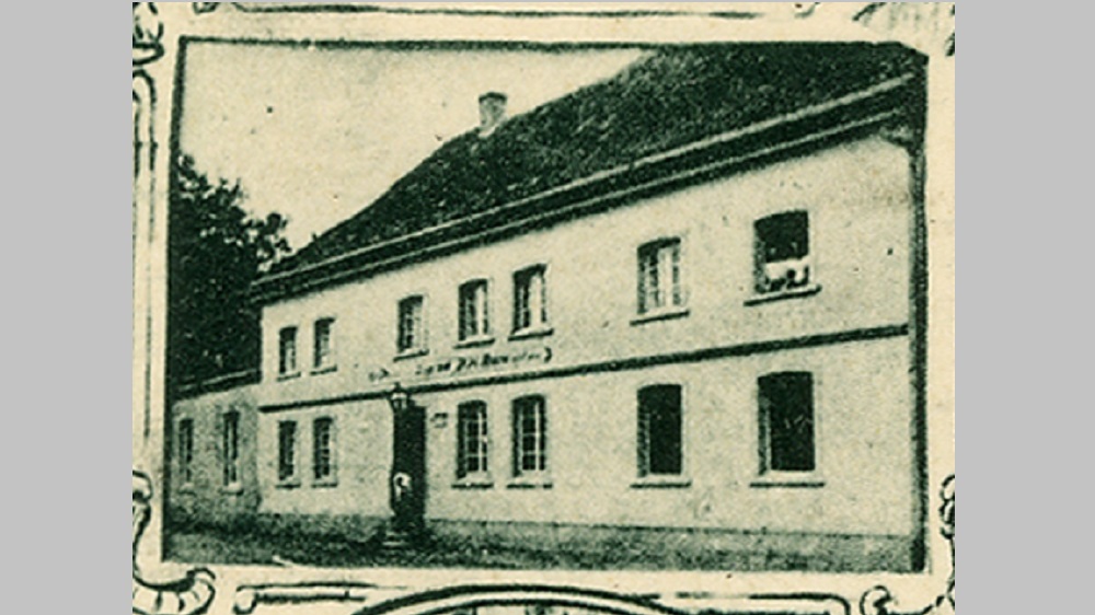 Jägerhof-Postkarte aus dem Jahre 1906