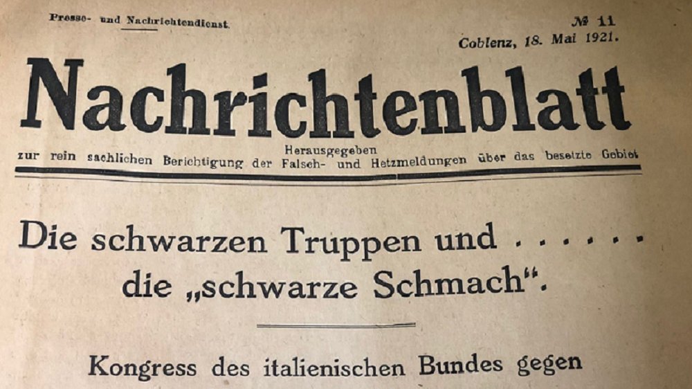 Nachrichtenblatt vom 18. Mai 1921