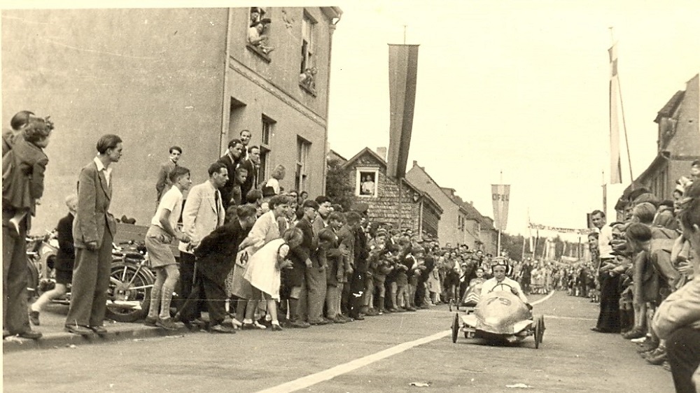 Seifenkistenrennen Alte Poststraße 1955
