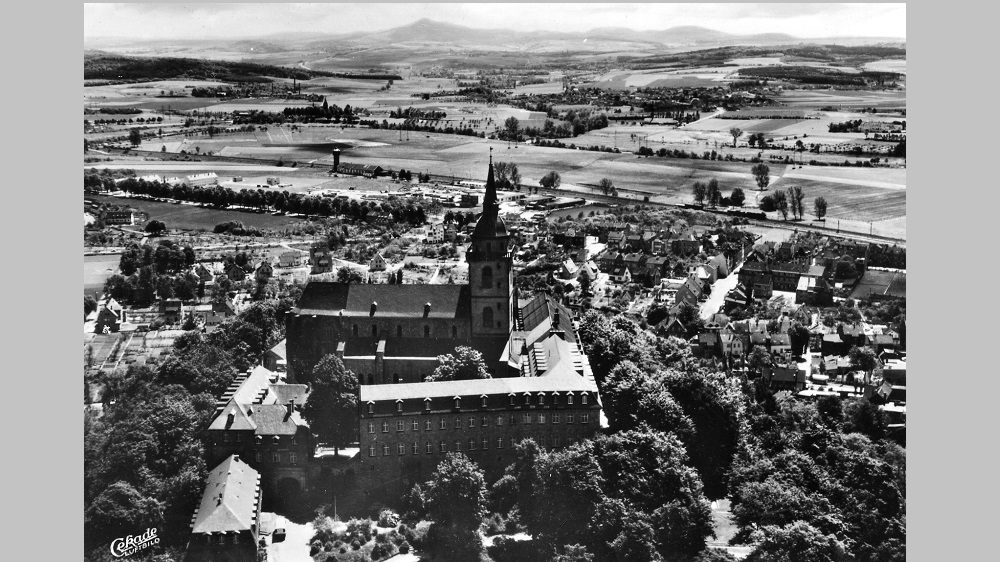 Luftbild von Siegburg