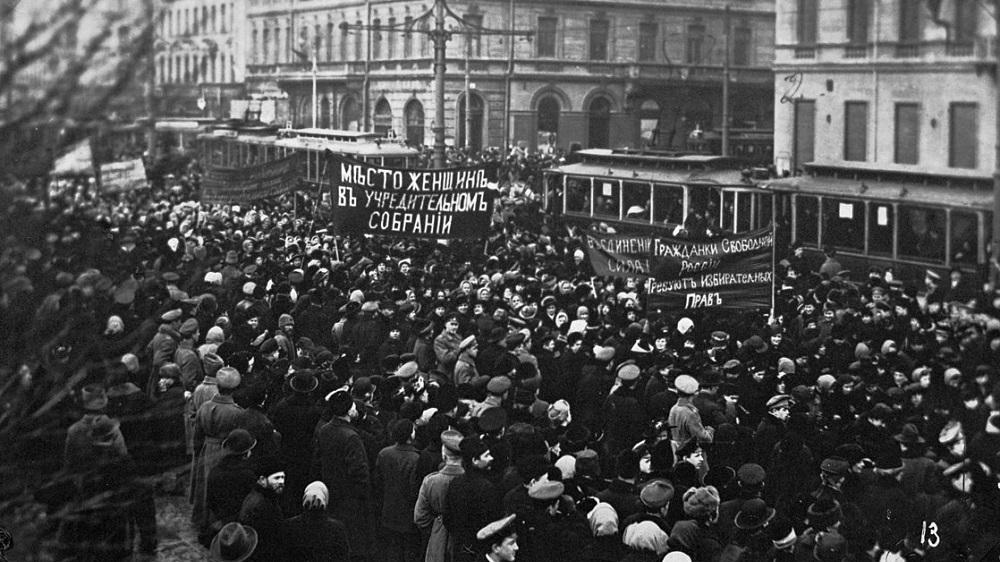 Demonstration in Petrograd, 1917