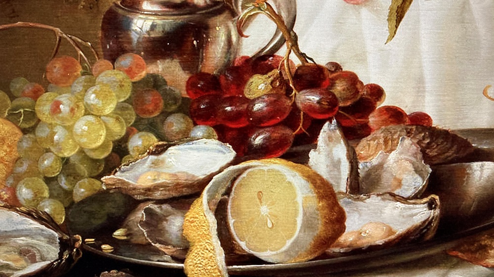 Gemälde eines Früchtetellers