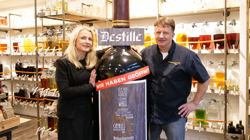 Dirk und Sonja Ames in der Siegburger "Destille".