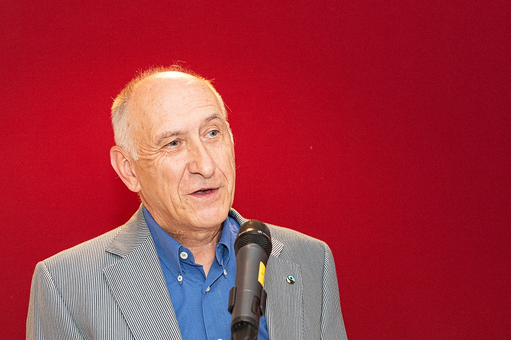 Dr. Hans-Georg Hansen während der Auszeichnungsfeier im anno17 auf dem Michaelsberg