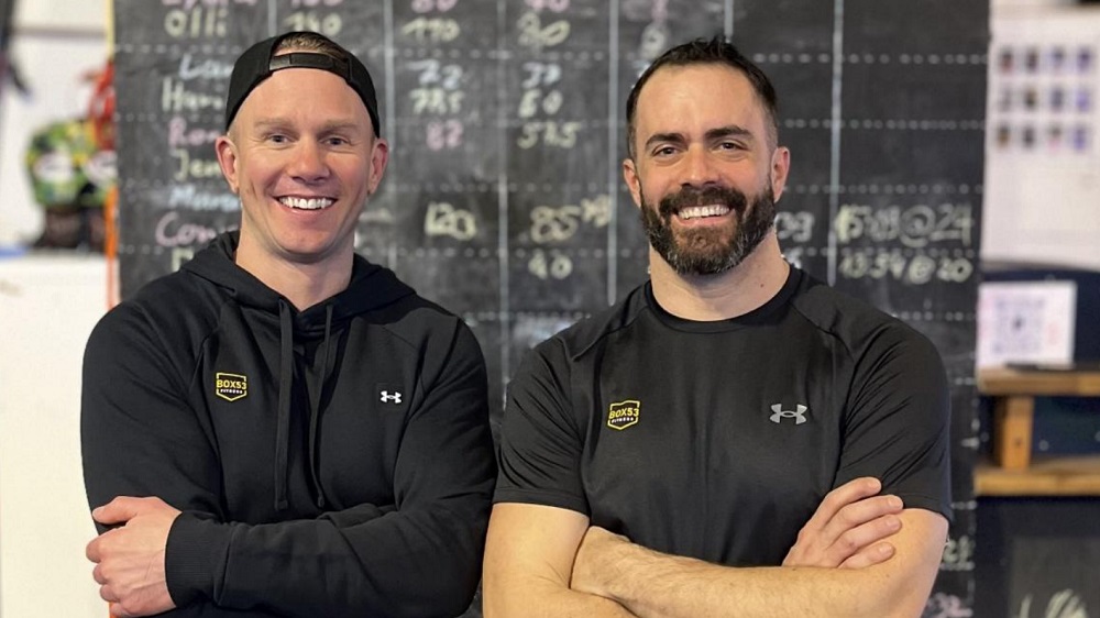 Box53-Inhaber Simon Teischler, links, und Trainer Sergio Anzellini